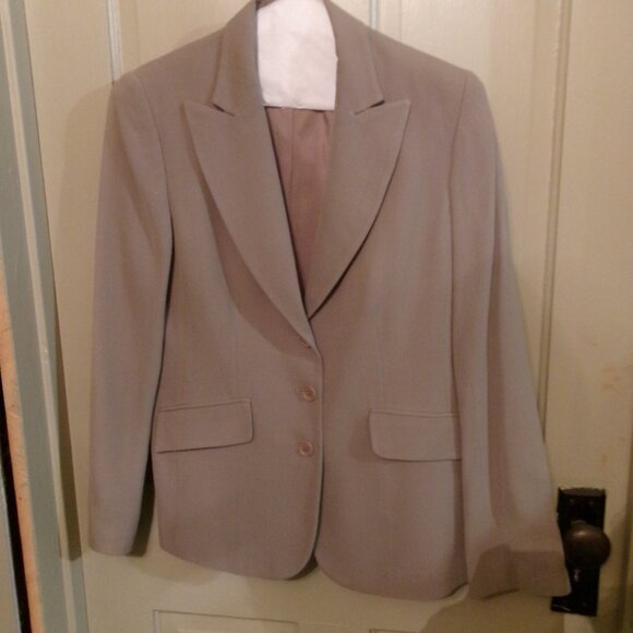 Gray Ladies Oscar Suit Jacket Size 4 - Picture 1 of 4